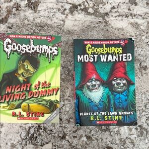 Scholastic Goosebumps Books - Green and Blue Covers